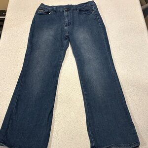 Diane Gilman Women's Dark Blue Straight Leg Jeans